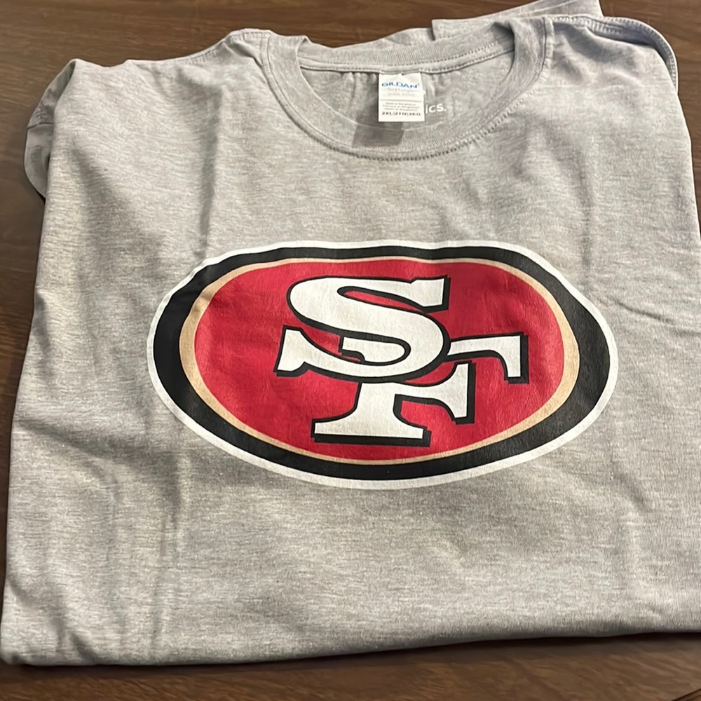 Vintage NFL San Francisco 49ers tshirt custom back: Angelis #14